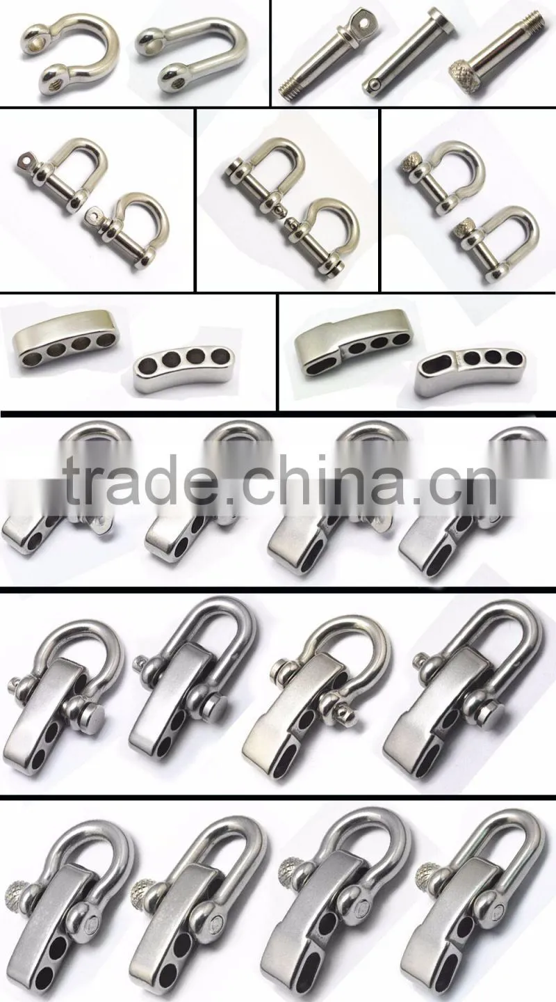 Yukai SS paracord shackles adjustable shackles for paracord