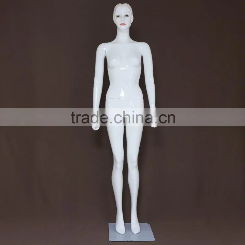 Fiber fashion display standing full body female mannequin