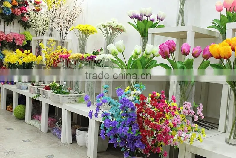 Wholesale mini artificial green plant bonsai for promotion