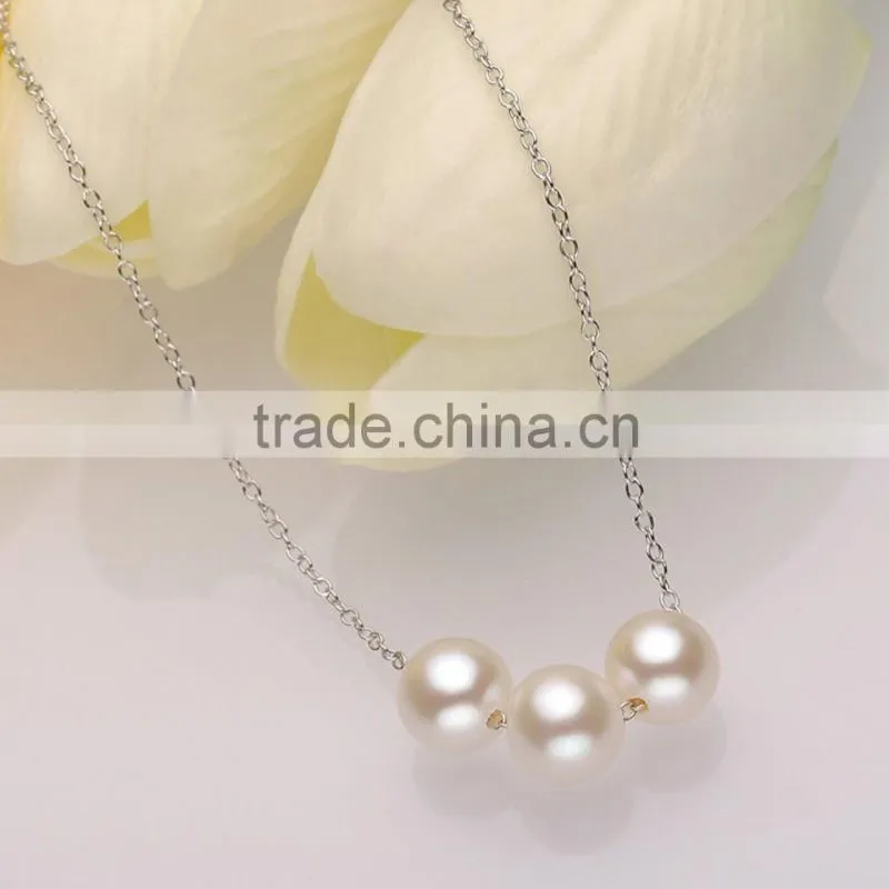 cheap AAA quality freshwater pearl choker pendant for sale