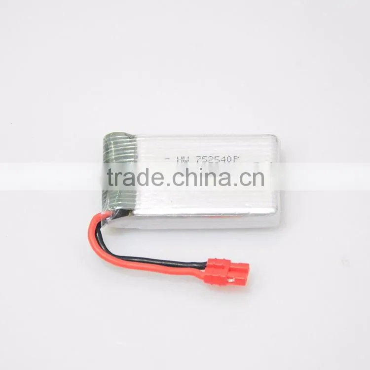 852540 High rate 25C lithium polyme 3.7v 500mAh small rc x5hc syma lipo battery