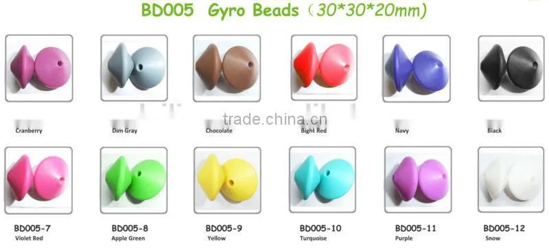 Silicone beads/Wholesale Cheap Round Silicone Loose Beads