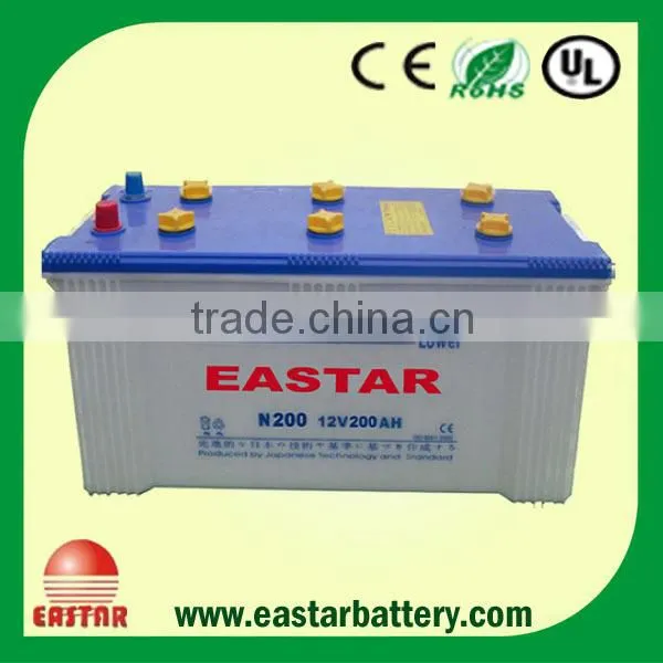 JIS Standard 12v 70ah Car battery 80D26L hybrid car battery
