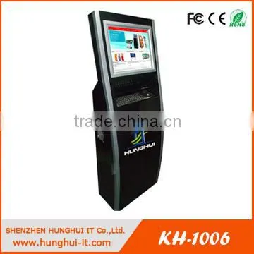Free Standing 17" /19" /22" Touch Screen queue management kiosk machine