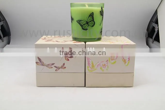 Simple type soy candle, high value crazy candles in glass jar