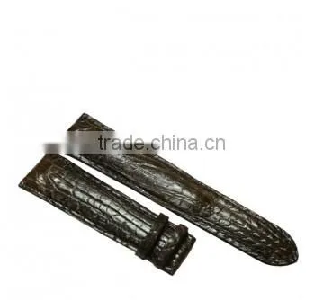 Crocodile leather watchband SCRWC-015