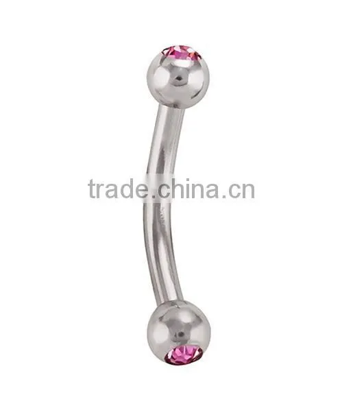Charming Magnetic Custom Fake Stainless Steel Cool Eyebrow Rings Body Piercing Jewelry
