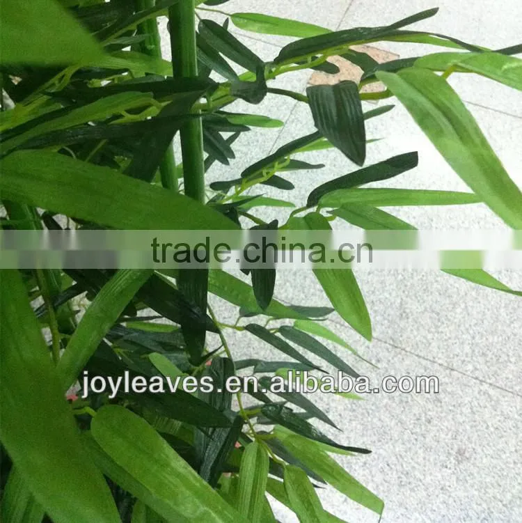 12 stems fake bamboo planted in plastic pot