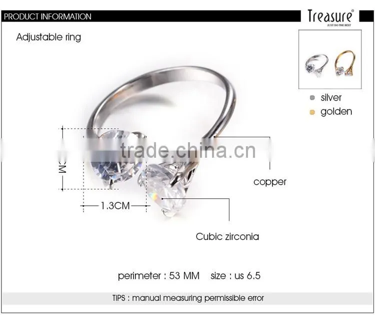 Europe and America style rings jewelry 925 silver ring diamond ring Latest design jewelry