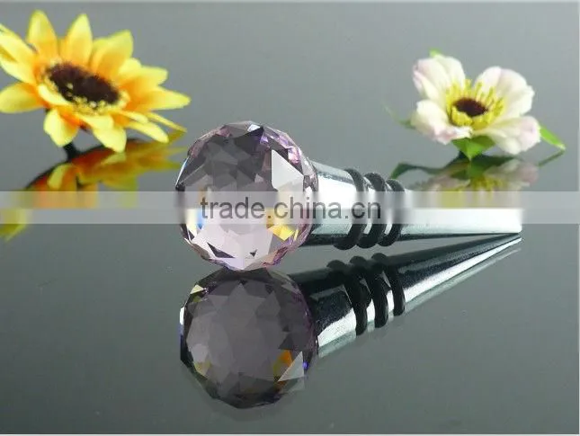 Hot sale crystal wine stoppers with high quality