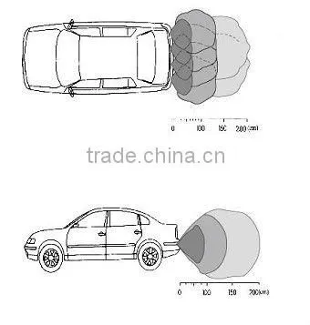 ultrasonic security an-collision car alarm parking sensor