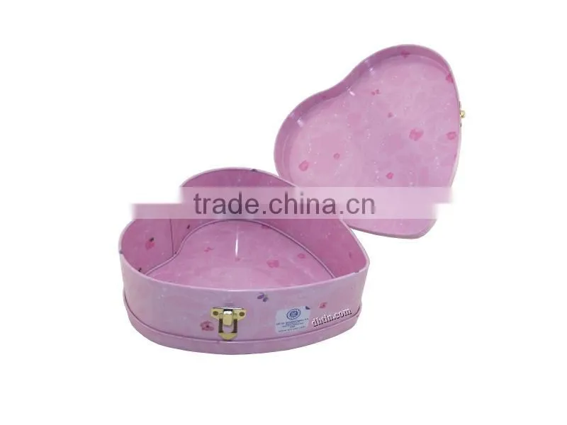 chocolate box, metal chocolate case, chocolate heart tin