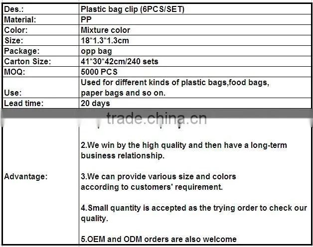 plastic bags clip close
