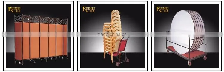 Hot selling good quality furniture round dinning restaurant banquet folding table