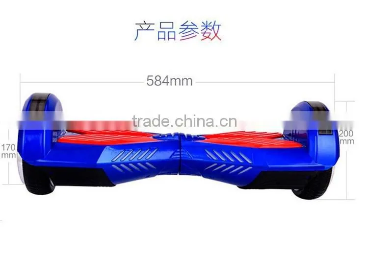 6.5 inch Speedway Bluetooth Self Balance Electric Standing Hoverboard Scooter Remote Key LED Light on Two Wheel Smart Skateboard