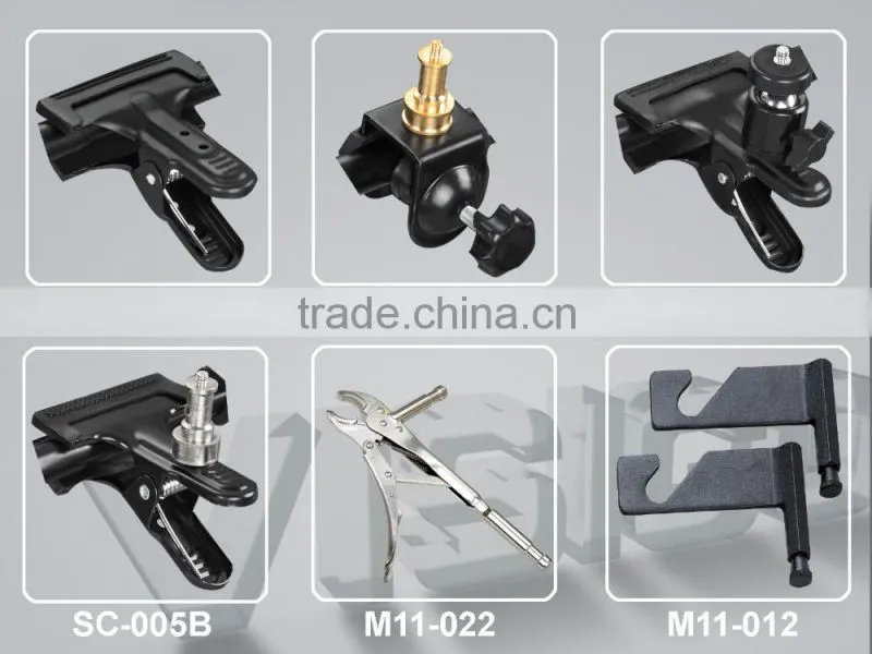 Studio E27 AC Adatper Light Stand Mount Umbrella Lamp Bulb Holder Lamp Holder With Umbrella Holder