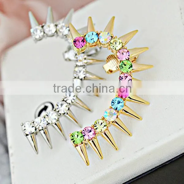 cartilage french colors good quality ear cuff wrap clip earring