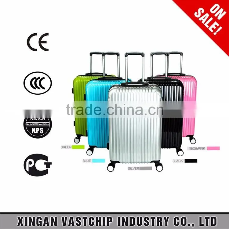 2016 New product hard ABS+PC light multi-color for trolley luggage&bags&case, TSA lock