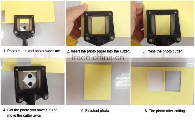 US Stock-Handheld Passport ID Photo Cutter 50x50mm Right Corner Photo Punch Cutter