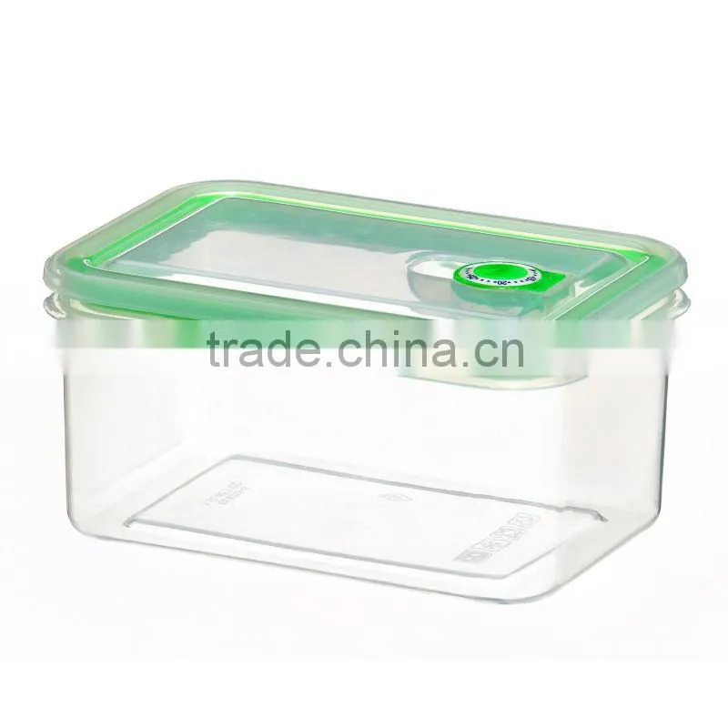 2014 New short rectangular food container set GL9013-S-B