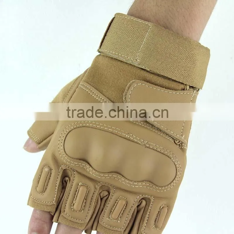 cut finger olive green army gloves