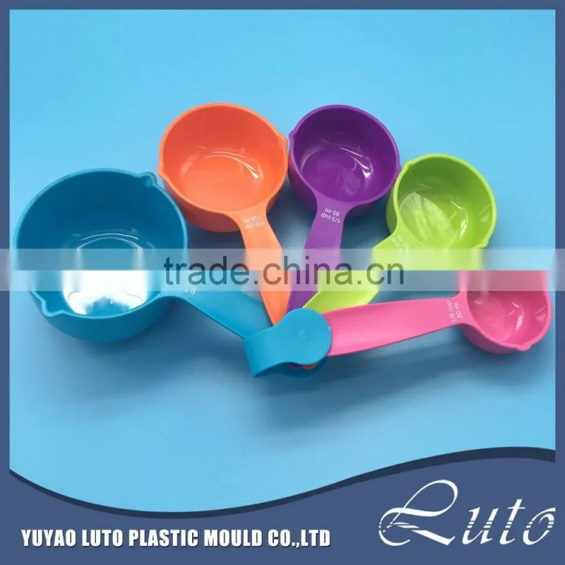 Plastic set colourful gram measuring spoon