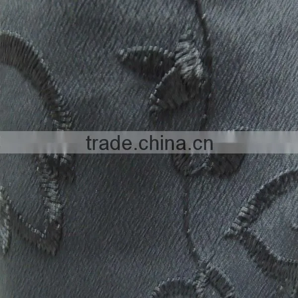 TYCAP087 2014 Fashion Women's Black Color 100%SOIE embroider Scarf with tassels