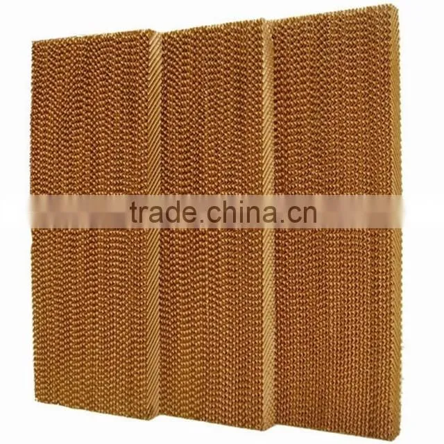 Evaporative wall mounted cooling pad cooling pad for fan