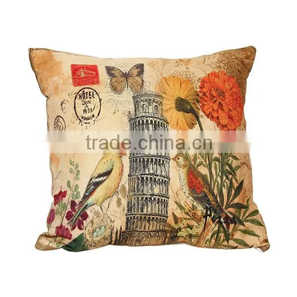 vintage decorative room linen pillow