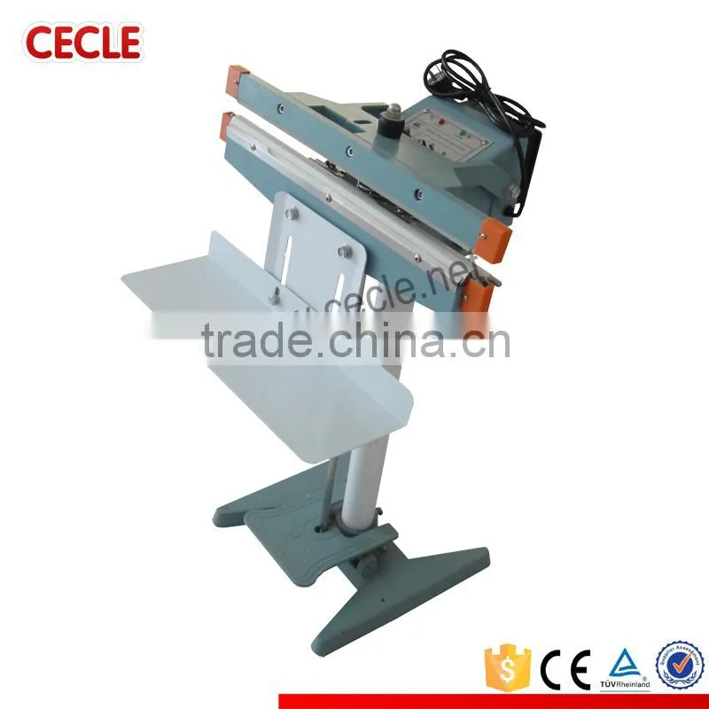CE certification convenient plastic food bag sealing machine