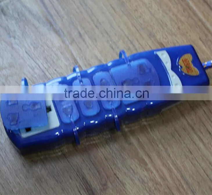 New design HY139 250V 16A 6Way Electrical power extension socket