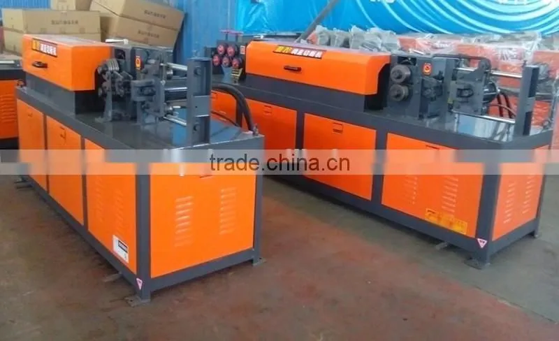 Hydraulic steel wire rod/bar/coil straightening cutting machine with low price