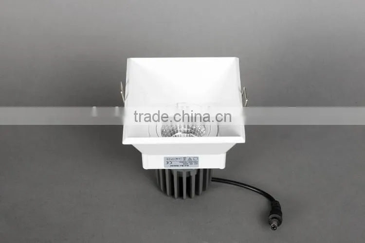Square recessed cob led downlight 10w downlight led