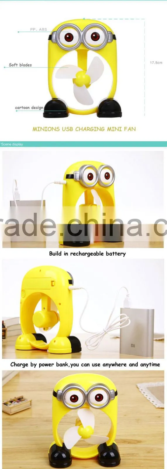 Summer toys 5 volt pvc fan with lithium battery