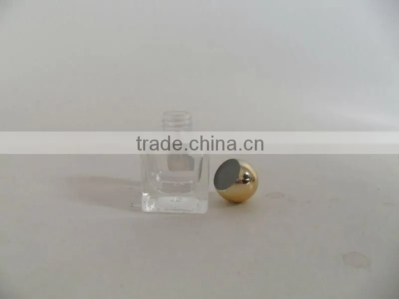 7ml square glass perfume bottle