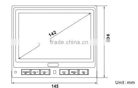 5.6" Digital Vehicle Reversing System, Car Reversing System