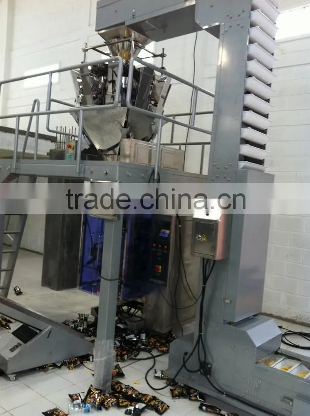 2016 full automatic 10 heads weighting and packing machines manufacturer in Shanghai China