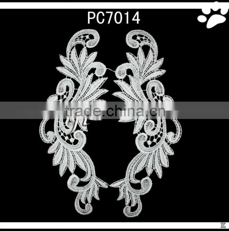 polyester neck lace for dress(PC7020)