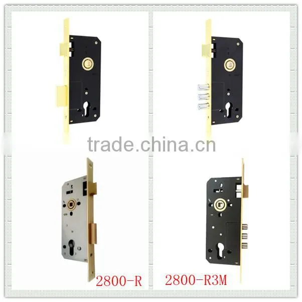 2014 popular door handle lock set with square type lock bolt and other lock accessory