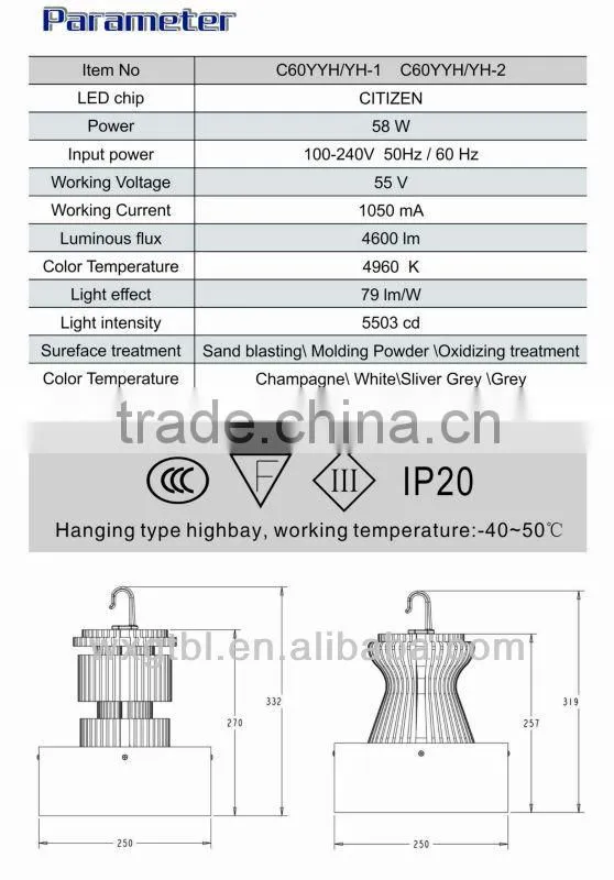 LED DpwnLight--High-bay Light