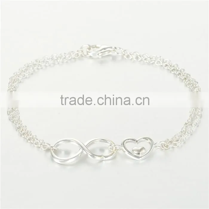 Smart Bracelet Heart Link Fashionable Jewelry Wholesale BR003-17