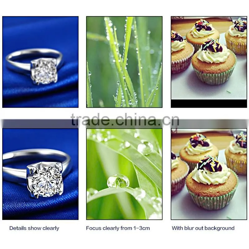 10x Macro Lens Universal Clip Camera Cell Mobile Phone Lens For iPhone 4 5 6 Plus Samsung S6 for Sony Z3
