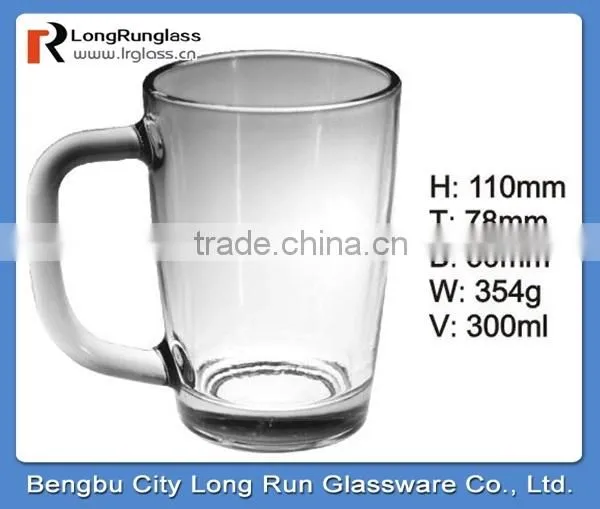 LongRun 300ml home use children popular use drinking milk glass water glass cup low price