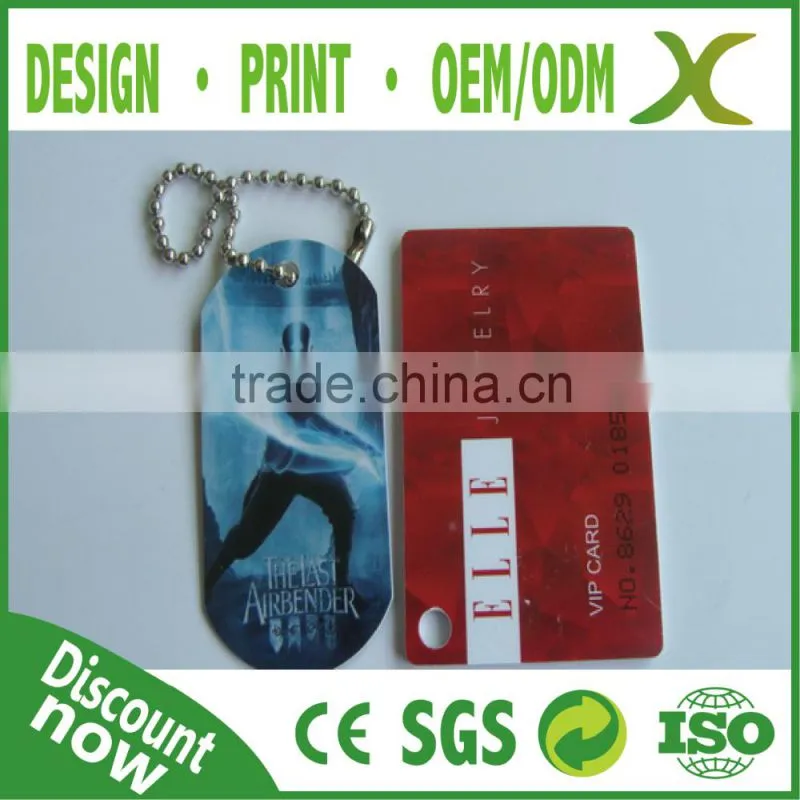 Free Design~~~High Quality Combo Card/plastic snap off combo card/ PVC key chain card