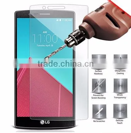 2016 New Trade assurance Service explosion-proof tempered glass screen protector for lg g4