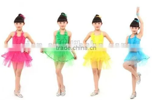 Children Dance Dress Kids Latin Dance Dress DR000244