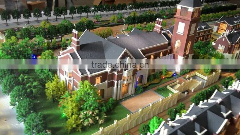 1/100 Apartment buildings maquette architectural scale model maker