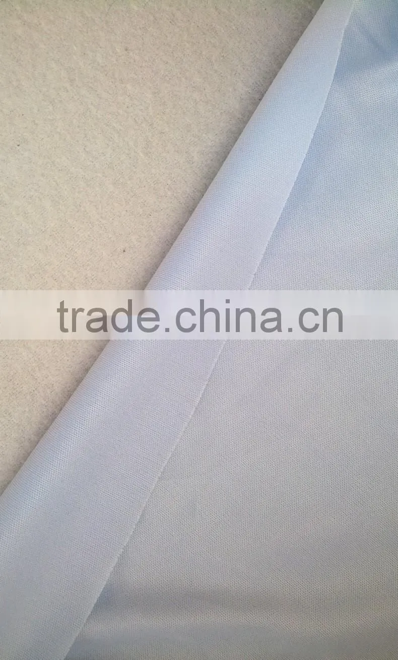 interlock fabric 100% polyester 72Dx72D 110gsm 58/60" plain knit fabric huzhou china factory price
