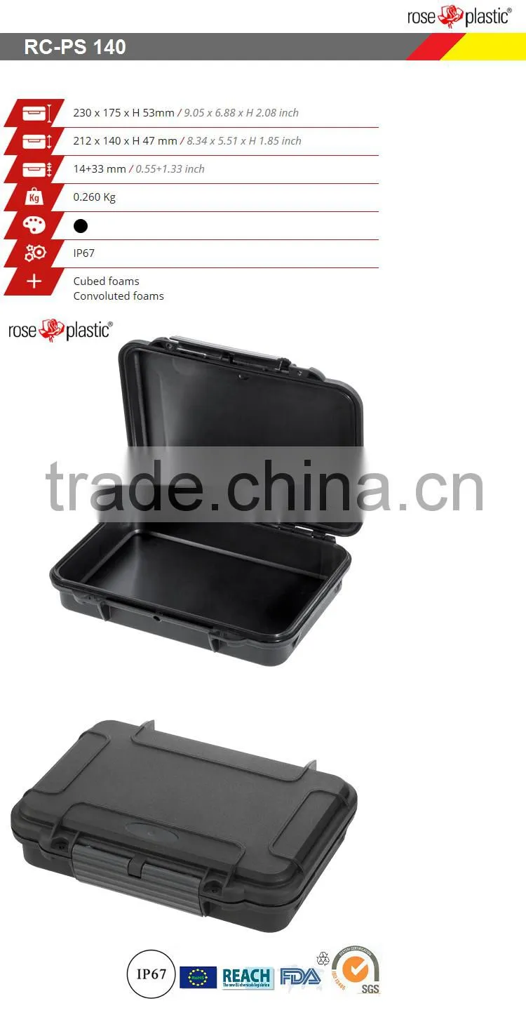 Durable hard plastic ironware service tool kit with IP67 Waterproof certificate RC-PS 140