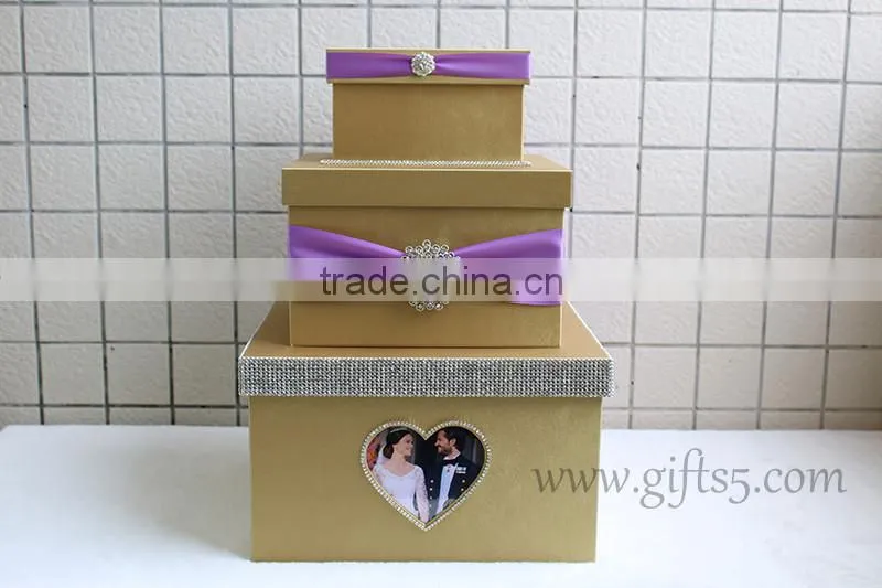 Excellent gold wedding keepsake box large wedding card boxes wedding card post box